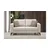 Kristal 2 - Beige Beige 2-Seat Sofa-Bed