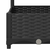 Vrtna žardinjera s rešetkom crna 80x40x121,5 cm PP
