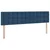 Krevet s od storage s madracem Plava 200 x 200 cm Lažna koža
