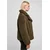 Womens biker jacket Sherpa olive