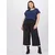 Urban Classics Curvy Majica, modra