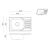 Quadron Ugradna sudopera EDDIE 111 SteelQ, 1 satin, HD111SAT6642