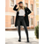 Sinsay - Uske fit pantalone - crno