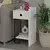 Hanah Home Noćni ormarić Sirius 32x61x30cm Beli