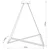 SOLEA 43 LUSTER 40W 3000/4000/6000K CRNA DIM