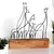 Aberto Design Dekorativna figura M-033, 30x35x3.5 cm, Crna