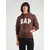 GAP Majica HERITAGE čokolada/bela