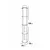 Opviq Podna lampa KS-11124, 17x150 cm, IP20, Crna