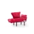 Atelier del Sofa Fotelja Nitta 95x85x70cm Bordo