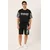 Trendyol Muška majica Tmnss25Ts00192, Crna