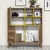 HANAH HOME Pulse Walnut Yellow komoda