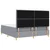 LED Box Spring Postelja Svetlo siva 180 x 200 cm blago
