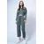Trend Alacati Stili Ženski komplet duks i pantalone Alc-X13268, Zeleni