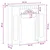 Okvir za kamin Betonska siva 93 x 20 x 89 cm Konstruirano drvo
