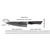 Damaskovski kuhinjski nož YO-37403 - Nakiri / Crvena / Plava KP37403