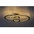 Rabalux Plafonjera Maziar, LED, Sa daljinskim, 40W, 3000-6500K, 52x35cm, Crna