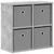 Kreveta s ladicama Betonski sivi 49,5 x 22 x 47 cm