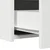 Vidaxl Toaletna mizica s predalom Bela 60 x 40 x 70 cm Konstruiran les
