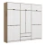 Hanah home Ormar Elina 277x253x52cm Belo-Bež