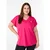 Active by Zizzi Majica Basic svetlo siva/roza