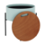 eoshop Stranska miza, brez mete/naravno/Črna, MOSAI