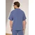 Trendyol Muška majica Tmnss25Po00045, Plava