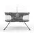 Asalvo mini prenosivi krevetac Grey 16577