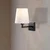 Opviq Profil 4659 Zidna lampa, Crno-Bela