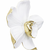 Meblo Trade Zidni Ukras Orchid White 44cm 40x12x44h cm