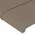 LED uzglavlje smeđesivo 200x5x118/128 cm od tkanine