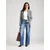 JOOP! Jeans Top Tana gorčica/bela