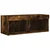 TV ormarić s LED svjetlima boja dimljenog hrasta 80x30x30 cm