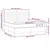 Vidaxl Box spring postelja z vzmetnico LED temno modra 160x200cm žamet