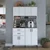 Hanah Home Multifunkcionalna komoda, Bela