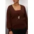 Trendyol Curve Ženska bluza Tbbaw26Av00012, Smeđa