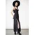 Ženska obleka KILLSTAR - Evenescent Mesh Maxi - Črna - KSRA006028