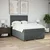 vidaXL vidaXL Box spring posteljni z vzmetnico temno siv 140x190 cm blago, (21321564)