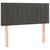 vidaXL Box spring postelja z vzmetnico temno siva 100x200 cm žamet