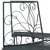 Klupa pod drvetom 4-Broj sjedala 160 x 80 x 89 cm Čelik