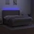 Vidaxl Box spring postelja z vzmetnico LED taupe 180x200 cm blago
