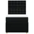 vidaXL vidaXL Box spring postelja z vzmetnico črna 80x200 cm blago, (21308204)