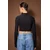 Trendyol Milla Ženska bluza, Crna