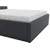 Boxxx OBLAZINJENA POSTELJA 160 cm x 200 cm , tekstil antracit