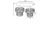 Opviq Luster 2598733, Crni