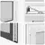 Prozor za podrum RISOR 100 x 60 cm PVC i staklo Antracit