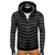 OMBRE CLOTHING muška prošivena zimska jakna Will, crna, XL