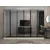 Hanah Home ormar sa reflektujućim staklom Nisa 20660, 270 cm, peščar