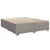 Vidaxl Box spring postelja z vzmetnico taupe 180x200 cm blago