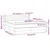 Vidaxl Box spring postelja z vzmetnico temno siva 160x200 cm žamet
