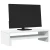 Stalak za monitor bijeli 54 x 22 x 15 cm od konstruiranog drva
